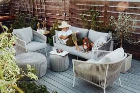 Woven Rope Outdoor Furniture For Hotel