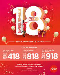 Top airasia promo codes for january 2021: Airasia Celebrates 18 Unbelievable Years Of Flying With Fares From As Low As P418 Airasia Newsroom