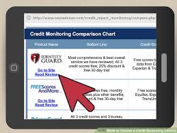 3 Ways To Choose A Credit Monitoring Service Wikihow