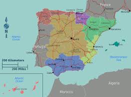 Explore spain regions map ragions map satellite images of spain cities maps political physical map of spain get driving directions and traffic map. Large Regions Map Of Spain Spain Europe Mapsland Maps Of The World
