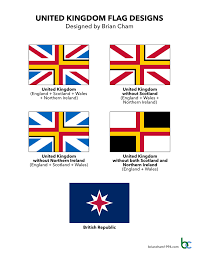 The united kingdom (uk) was formed from the unification of england, scotland, northern ireland, and wales. Proposed Flags Of The United Kingdom Brian Cham S Personal Website