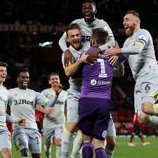 Just how good do the reds look playing in our new home kit for the first time.? Derby Knock Out Manchester United After Carson Saves Phil Jones Penalty Carabao Cup The Guardian