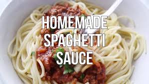 homemade spaghetti sauce tastes