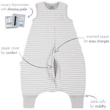 Woolino 4 Season Baby Sleeping Sack With Feet Australian Merino Wool Wearable Blanket 6 Months 3 4t