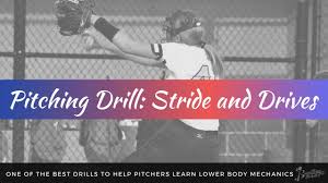 pitching drill stride and drives