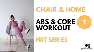 no 1 abs core chair workout at home