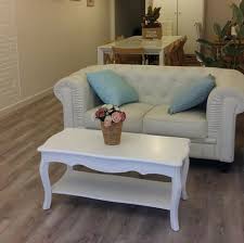 White Shabby Chic Coffee Table With