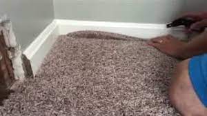 how to cut and fit carpet in a room