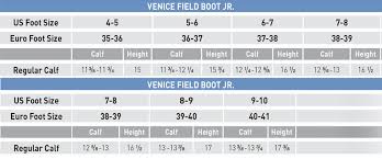 Mountain Horse Venezia Field Boot Size Chart Field