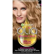 The popularity of platinum hair. Olia Ammonia Free Permanent Hair Color Medium Blonde Garnier