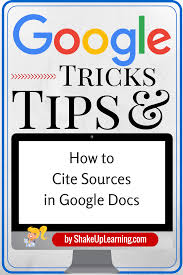 How To Cite Sources In Google Docs Shake Up Learning