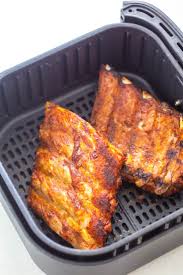 heating pre cooked ribs in air fryer