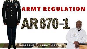army regulation ar 670 1 you