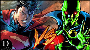 superman vs martian manhunter battle