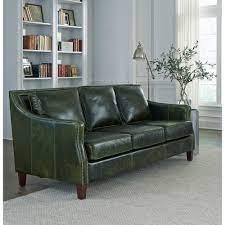 miles top grain leather sofa in fescue