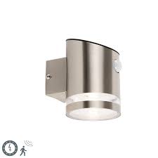 outdoor wall lamp gray with motion