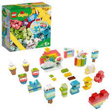 Buy LEGO 10958 DUPLO Classic Creative Birthday Party Set with Deluxe Cake &  Numbers for Toddlers 1 .5 Years Old Online at Low Prices in India -  Amazon.in