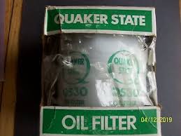 Vintage Quaker State Oil Filter Qs30 Cross Reference Chart