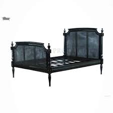 french provincial rattan bed antique