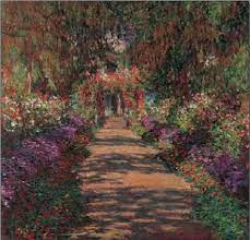 Garden At Giverny 1902 Art Print