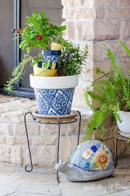 flower pot painting ideas first day