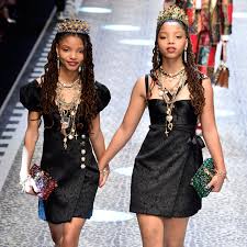Chloe x halle are an american r&b duo, actresses, singers and youtube sensations made up of sisters chloe and halle bailey (born july 1, 1998 and march 27, 2000 respectively). Chloe And Halle Talk Ivy Park Naomi Campbell And Dolce Gabbana Vogue