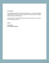 business thank you letter 18 free