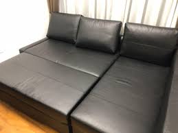 corner sofa bed friheten ikea black