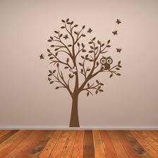 Owl Tree Wall Sticker Wall Chimp Uk