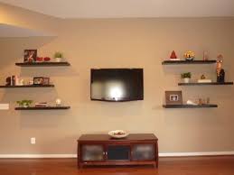 Tv With Floating Shelves
