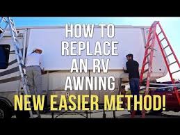 how to replace rv patio awning fabric