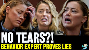 Andy Signore on X: "We brought in an Expert Behavior Analysist to breakdown  Amber Heard 's PERFORMANCE yesterday on the stand. Soo many tells!  Including all those fake crying attempts that elicited