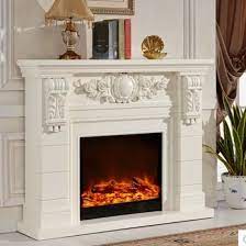 Wood Mantel Electric Fireplace