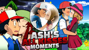 Every time Ash get kissed by girls - Top 7 Ash's kisses moments - YouTube