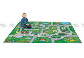 city map carpet kids playtime rug