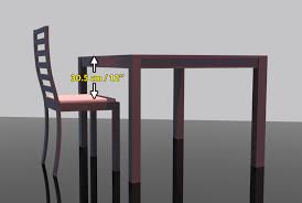 dining chair dimensions