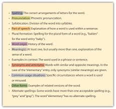 dictionary and thesaurus effectively