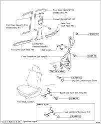 Toyota Camry Front Seat Belt Seat