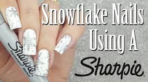 snowflake sharpie nails you