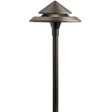 Hampton bay has the largest assortment of outdoor lighting. Kichler 3 Watt Olde Bronze Low Voltage Hardwired Led Path Light In The Path Lights Department At Lowes Com