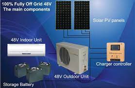 solar powered air conditioner pv