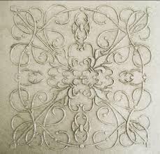 Details About Stencil Plaster Stencil Large Andre Tile Wall