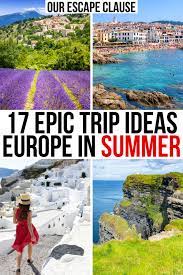 summer destinations in europe travel