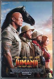 In the latest poster we see, dwayne johnson along with karen gillan, kevin hart and jack black surrounded with a bunch of mandrill monkeys. Jumanji The Next Level 2019 Original Movie Poster At Amazon S Entertainment Collectibles Store