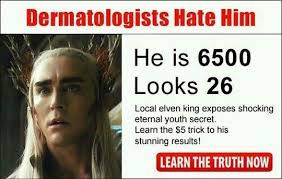 Secret to aging skin! The one weird trick dermatologists don't want you to  know about!: lordoftherings