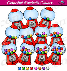 counting gum clipart gumball