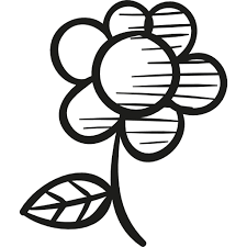 flower drawing free nature icons