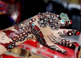 Latest arabic mehndi designs for Bridal hands 