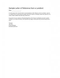 Landlord Reference Letter Samples Template Business Format