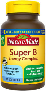 Brands, gnc, products, supplements, vitamin b, vitamins. Amazon Com Nature Made Super B Energy Complex Dietary Supplement For Nervous System Support 60 Softgels 60 Day Supply Health Personal Care